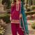 Pink embroidered viscose patiala salwar suit