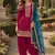 Pink embroidered viscose patiala salwar suit