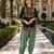 Green embroidery sequin & thread work velvet salwar suit