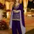 Purple silk farshi salwar suit with codding dori & sequin work
