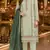 Green chiffon suit with thread embroidery & sequin work