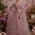Gorgeous Pink Dori Embroidery Net Engagement Wear Lehenga With Blouse