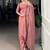 Beautiful Peach Bead Work Tissue Festival Wear Pant Suit