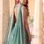 Alluring Sea Green Bead Work Silk Traditional Lehenga Choli With Dupatta