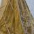Dazzling Golden Multi Thread Work Net Reception Wear Lehenga Choli