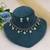 Firozi color dual tone oxidised necklace set