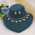 White color dual tone oxidised necklace set