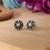 Silver color oxidised earrings