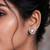 White color oxidised earrings