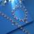 Multi color oxidised anklet