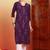 Women wine floral motifs embroidered chikankari liva rayon cotton straight long kurtas