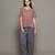 Pink everyday wear cotton pyjama co-ord set for women
