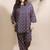 Blue everyday wear cotton co-ord set for women