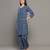 Blue everyday wear cotton co-ord set for women