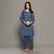 Blue everyday wear cotton co-ord set for women