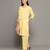 Yellow everyday wear cotton co-ord set for women
