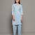 Grey everyday wear cotton co-ord set for women