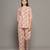 Peach everyday wear cotton co-ord set for women