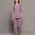 Pink everyday wear cotton co-ord set for women