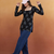 Indian handmade block printed women's rayon fabric designer black tops & tunics