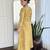 Yellow rayon silk printed u neck kurta set with printed organza pink dupatta