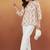 White printed designer rayon women short kurti