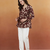 Women's rayon handprinted designer casual wear ethnic maroon short kurti