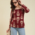 handmade block printed rayon fabric designer wine tops & tunics