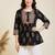 Pack of 1 handmade block printed rayon fabric designer tops & tunics