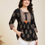 Pack of 1 handmade block printed rayon fabric designer tops & tunics