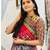 Navratri Printed Lehenga Choli in Heavy Muslin Cotton with Real Mirror Work