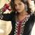 Black vichitra silk beutiful mirror work palazzo suit