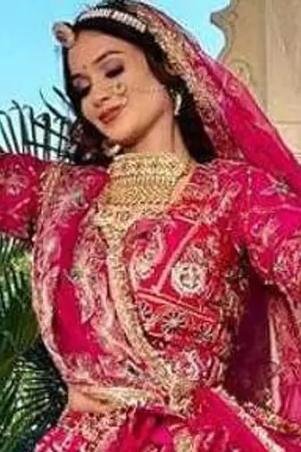 Navratri Printed Lehenga Choli in Heavy Muslin Cotton with Real Mirror Work