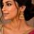 Gold plated ruby green stone jhumka earrings for women | wedding festive party wear