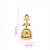 Gold plated kundan jhumka earrings for women | ethnic bridal wedding party wear earrings for women & girls