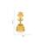 Gold plated temple jhumka earrings for women | ethnic bridal wedding party wear jewelry