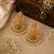 Gold plated lakshmi temple chandbali earrings for women | bridal wedding festive jewelry
