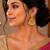 Gold plated lakshmi temple chandbali earrings for women | bridal wedding festive jewelry