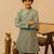 Sage green embroidered cosmos kurta set