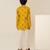 Mustard yellow floral printed cotton co ord set