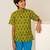 Olive green printed cotton co ord set