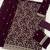 Purple fox georgette suit with embroidery coding work