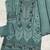 Blue chiffon suit with embroidery sequin work