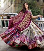 MULTICOLOR Navratri Special Digital Print Chaniya Choli with Mirror Work Dupatta