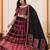 Black colour Navratri Special Muslin Cotton Chaniya Choli with Mirror Work Dupatta
