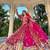 rani pink colour Navratri Special Muslin Cotton Mirror Work Lehenga Choli Set