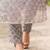 Women grey pure handblock kota doriya beautiful hand  sequence  work.  kurta set