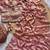 Peach  Color  embroidery  sequence work sattin  silk saree