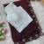Maroon Color Beads And White Pearl Work Silk Blend Saree