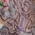Lavender Color  embroidery  sequence work satin  silk saree